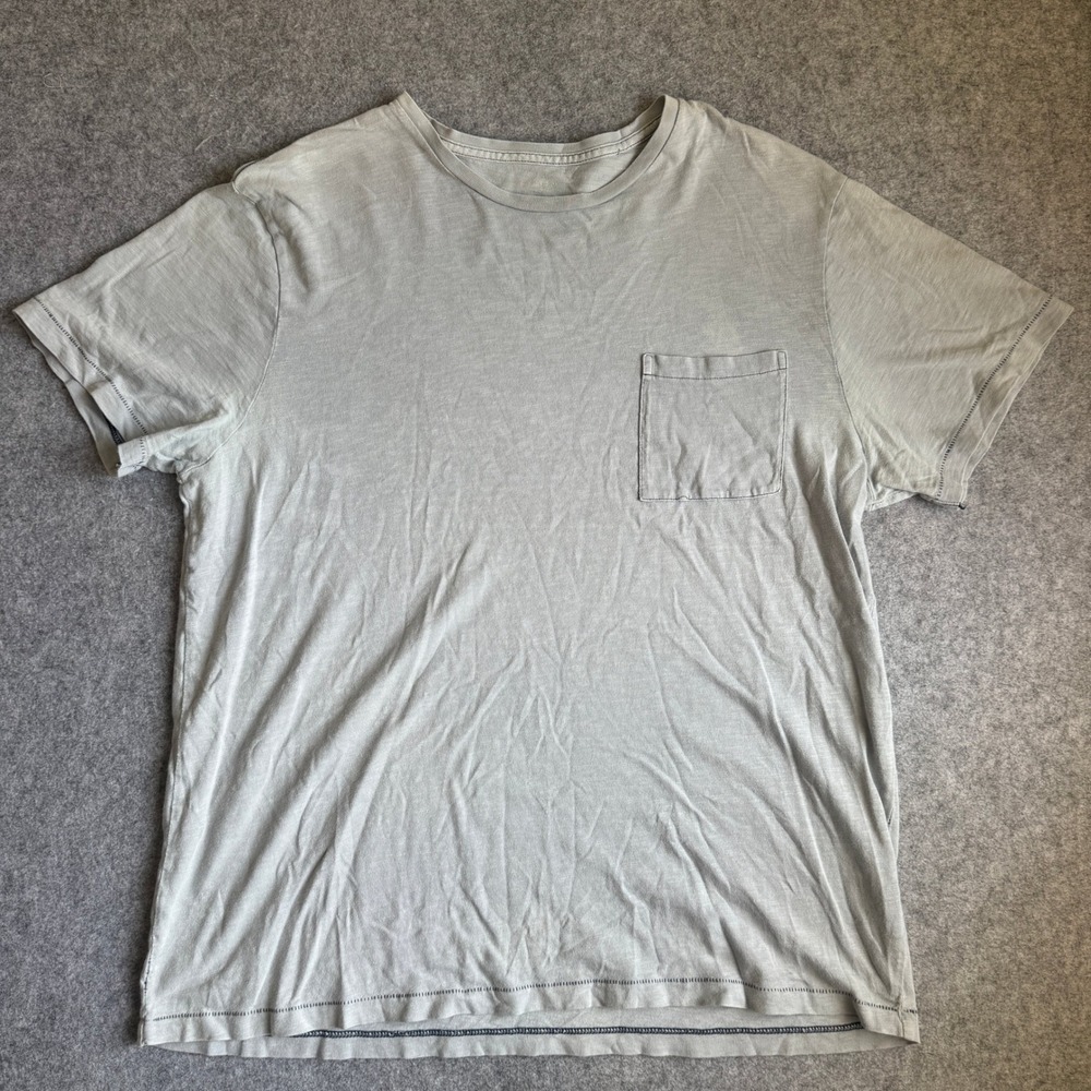 J.Crew Pocket T-Shirt Mens XL Gray Casual Crew Neck Short Sleeve Tee